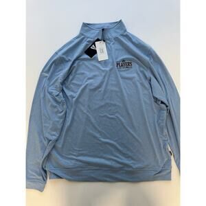 Breezy Mens Quarter Zip Pullover 1/4 Zip Golf Sweatshirts The Players XXL NWT